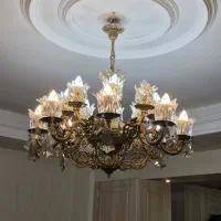 دو عدد لوستر برنج|لوستر و چراغ آویز|تهران, حافظیه|دیوار