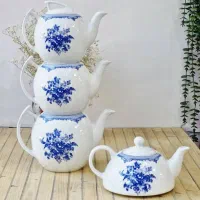 قوری چینی ماکان طرح زرین طرح گونای و طرح دانسی