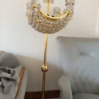 آباژور ۱۳ شعله آبکاری طلا|چراغ خواب و آباژور|گلپایگان, |دیوار