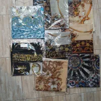 روسری نخی خنک درجه ۱ سایز ۱۲۵... ۹عدد