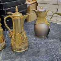 فلاسک استیل فول طلایی اماراتی برند پیلسیمو دبی|ظروف نگهدارنده، پلاستیکی، یک‌بارمصرف|مشهد, امام رضا (ع)|دیوار