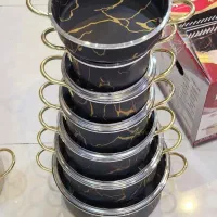 سرویس قابلمه ۱۴پارچه سنگی2600ت