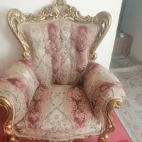 مبل سلطنتی 9نفره باجلو مبلی کامل|مبلمان خانگی و میز عسلی|نهاوند, |دیوار