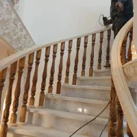 جوشکاری،نصب نرده فلزی،چوبی،استیل،آهنگری سربندی|خدمات پیشه و مهارت|رشت, گلسار|دیوار