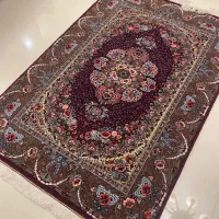 فرش ذرع و نیم کرک قم چله ابریشم گل ابریشم نو|فرش|تهران, جنت‌آباد جنوبی|دیوار