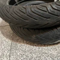 لاستیک میشلن موتور کارکرده ۶۰٪ عاج|دوچرخه، اسکیت، اسکوتر|تهران, قلهک|دیوار