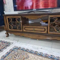 میز تلویزیون چوبی