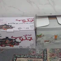 سرویس قابلمه و سرویس بلور 6نفره شیک نو