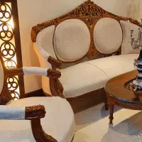 مبلمان و ناهارخوری سلطنتی پر منبت|مبلمان خانگی و میز عسلی|تهران, زعفرانیه|دیوار