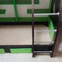 تخت دو طبقه نوجوان با تشک|تخت و سرویس خواب|قم, صفائیه|دیوار