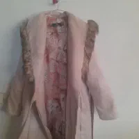 فروش پالتوخزدار رنگ کرمی سایزxL|لباس|فسا, |دیوار