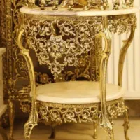 جلو مبلی و عسلی برنز اصل|مبلمان خانگی و میز عسلی|ارومیه, |دیوار