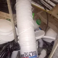 سطل در دار و سبد