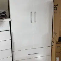 کمد و دراور سفید کاملا نو قیمت باهم ۲۲ملیون