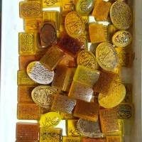 عقیق زرد ذکر دار برا حکاکی ۱۹ فروردین