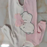 دوعدد سرهمی مخمل دخترانه مناسب یک تا چهار ماه|کفش و لباس بچه|مشهد, امیر|دیوار