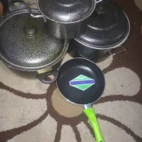 قابلمه و ماهیتابه نسوز همه باهم 3 میلیون
