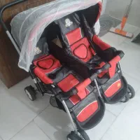 کالسکه با کیفیت دوقلوی خارجی happy baby درحد نو|کالسکه و لوازم جانبی|اصفهان, پوریای ولی|دیوار