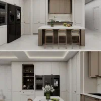 دکوراسیون داخلی کناف کابینت کاغذ
