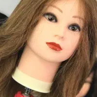 مانکن کله-مانکن سر موهای طبیعی