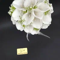 دستهگل دسته گل عروس شیپوری|گل مصنوعی|مشهد, شهید مطهری|دیوار