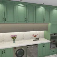 کابینت هایگلاس - ممبران- نئوکلاسیک - صفحه|مصالح و تجهیزات ساختمان|اصفهان, الهیه|دیوار