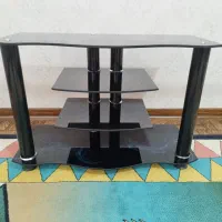 میز تلوزیون شیشه ای
