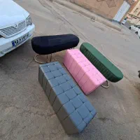 پاف مبل انتظار سالن آرایشگاهی چرم پارچه )رضا)|آرایشگاه و سالنهای زیبایی|اهواز, فولادشهر|دیوار