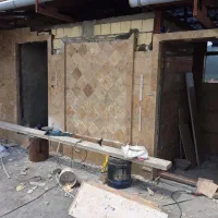 سنگ کاری نما پله قلیانی قرنیز باربیکیو