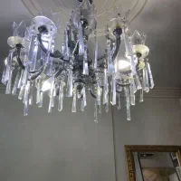 لوسترجنس استیل ده شاخه