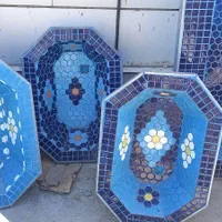 حوض و آبنما کاشیکاری یاس|مصالح و تجهیزات ساختمان|قم, سالاریه|دیوار