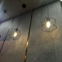 ده عدد لوستر  چتری و مکعبی با هفت عدد لامپ ادیسونی|لوستر و چراغ آویز|تهران, سهروردی|دیوار