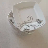 بشقاب شیرینی خوری مربع|ظروف سرو و پذیرایی|یزد, |دیوار