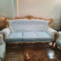 ست مبلمان ۸ نفره و غذاخوری ۱۰ نفره استیل در حدنو