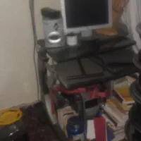 میز کامپیوتر سبک قابل حمل راحت جنسش آهن وفایبرگلاس