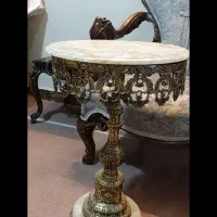 میز تلفن برنجی