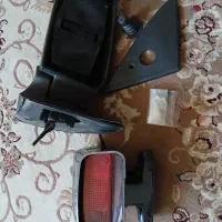 چراغ عقب پراید وآینه بغل