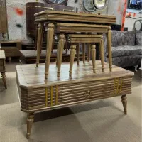 میز عسلی کارتنی 4تیکه//|مبلمان خانگی و میز عسلی|بم, |دیوار