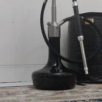 قلیون تنه نقره ای شیشه مشکی|کوهنوردی و کمپینگ|تهران, نیروی هوایی (پیروزی)|دیوار
