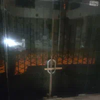 شیشه درب باز شو سکوریت و حفاظ ریلی اکاردئونی