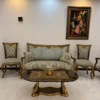 مبل استیل با ناهار خوری