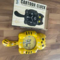 ساعت دیواری طرح گربه