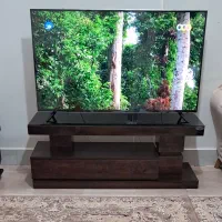 میزتلویزیون جنس هایگلس درحدنو قابل تنظیم