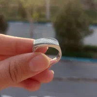 انگشتر پلاتین جواهر برلیان