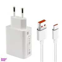 شارژر دیواری 33 وات شیائومی و کابل Type-C