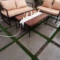 آتش دان و مبل راحتی کلاسیک|مبلمان خانگی و میز عسلی|خمام, |دیوار