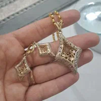 پلاک و زنجیر طلا