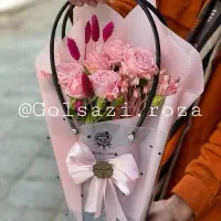 بوکت گل رز|گل و گیاه طبیعی|گلبهار, شهر جدید گلبهار|دیوار