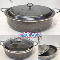 سرویس قابلمه چدن ۱۲ پارچه ریزوتی بدون پیش پرداخت|ظروف پخت‌وپز|قم, زاد|دیوار