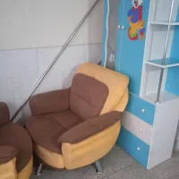 راحتی تک نفره بزرگ|مبلمان خانگی و میز عسلی|قزوین, |دیوار